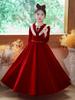 Faldas para Niñas, Vestidos de Otoño e Invierno para Niños, Faldas Largas para Niñas Pequeñas, Vestidos para Actuación de Piano, Vestidos de Princesa, Vestidos Rojos para Niñas de las Flores