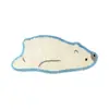 Tapete de Imitação de Caxemira com Pinguim de Desenho Animado, Urso Polar Fofo, Resistente a Manchas e Absorvente de Água, Manta para Quarto ao Lado da Cama, Tapete de Chão para Sofá da Sala de Estar
