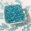 Contas de Vidro Coloridas Ab Galvanizadas Contas Transparentes Material DIY Pulseira Pulseira Colar Contas Soltas Acessórios de Joias com Contas