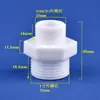 Conector Nipple de Plástico Macho-Macho/Reparo Adaptador de Rosca Externa 4/6/1 Resistente a Altas Temperaturas Conector Redutor Outro