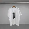 Camiseta Branca com Ombro Reto e Manga Curta para Mulheres, Novo Estilo de Verão, Algodão Puro, Confortável, Modelagem Solta, Tamanho Grande, Blusa de Manga Meia-Manga, Estilo Ins