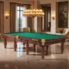 Mesa de Billar Estilo Ruso Estándar para Adultos, Mesa de Billar de Madera Maciza, Mesa de Billar Rusa, Mesa para Salón de Billar, Mayoreo