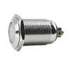 Loniu Anillo de Pies de Tornillo de 16 mm con Luz Autobloqueante (Autorrestaurable) Fuente de Alimentación de Arranque Circular Avance Lento Botón Pequeño