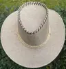 Sombrero de Sol para Hombre de Verano con Tres Cuerdas Sombrero de Vaquero Material de Cáñamo Sombrero de Estilo Étnico Europeo y Americano Sombrero de Viaje para Playa
