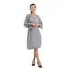 Robe de Convidado para Cabeleireiro Robe de Convidado para Salão de Beleza Kimono para Salão de Barbeiro Coloração de Cabelo Cuidado com Óleo para Assar Atendimento ao Cliente Kimono para Corte de Cabelo Roupas de Convidado para Salão de Beleza