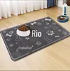 Tapete de Alimentação para Pets Temu de Couro Absorvente Antiderrapante para Chão Tapete para Tigela de Comida de Gato à Prova de Salpicos e Manchas Pronto para Venda