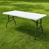 Mesa Plegable, Mesa Portátil para Puestos al Aire Libre, Mesa y Sillas para Estudio en Casa, Mesa de Comedor, Mesa Larga de Conferencias, Dedicada para Mercados Nocturnos