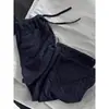 Calça de Lã Grossa com Cintura Elástica Cinza Design Rombos Perna Larga Feminina Inverno 2024 Nova Calça Reta Solta