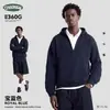 Marca de moda CKX 26 productos nuevos: Sudadera con capucha retro estilo old money, sudadera casual americana BOXY