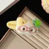 Nuevos Pasadores de Pelo de Felpa de Dibujos Animados para Niñas Otoño/Invierno 2025 Pasadores de Esponja Pinzas para Flequillo Accesorios para el Cabello al por Mayor
