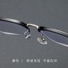 Gafas de Marco para Cejas para Hombres Marco de Gafas Aleación Montura Media para Hombres 8009 Marco de Gafas Retro de Alta Calidad Venta al por Mayor
