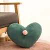 Cojín Decorativo Estilo Nórdico Estrella y Luna, Cojín para Sofá Corona, Decoración para Ventana Bahía, Decoración para el Hogar de Material Peluche con Forma de Corazón