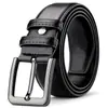 Cinturón con hebilla de pasador Paul para hombres de mediana edad, Pantalones casuales de negocios de corte ajustado, Cinturón de mezclilla, Pantalones duraderos al por mayor, Traje