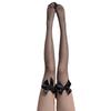 Medias divertidas de postura sexy tentación se pueden rasgar coqueteo tubo largo medias de red libres encaje en la rodilla venta al por mayor 5006