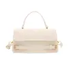 Bolsa pequena com textura retrô feminina 2026 nova moda francesa bolsa de ombro única versátil novo produto bolsa de mão bolsa transversal pequena quadrada