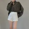 Traje de temperamento versátil con shorts para mujer 2026 Primavera Verano nuevo pantalones de pierna ancha de cintura alta línea A adelgazantes ropa exterior pantalones casuales