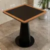 Mesas y sillas de estilo rústico para restaurantes de alta gama, cafeterías y restaurantes de fusión de moda y nicho que sirven cocina occidental, hechas de madera maciza
