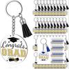 30 Piezas Llavero Acrílico Tema Graduación Decoración Fiesta Regalo Llavero DIY para Hombres Temporada de Graduación