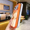 Funda para Teléfono de Mármol Fluido Más Vendida Transfronteriza para Apple 18Pro Modelo Nuevo con Ventana Grande, Funda de Silicona Líquida Estilo Ins