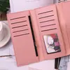 Cartera de Mujer Larga 70% de Descuento Tipo Flip K Pequeña Fresca Estudiante Posición para Monedas Hebilla Multifuncional Cartera Exportación