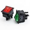 Certificación de Seguridad Cqc Kcd4-C Interruptor Cuadrado en Forma de Barco con Luz 20A250V Interruptor Basculante de Alta Corriente