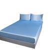 Sábanas de Verano de Color Sólido Transfronterizas de Seda Helada Ropa de Cama Pieza Única Cubierta Protectora Cubrecama Fresco Se Puede Vender al Por Mayor Comercio Exterior Dropshipping
