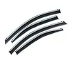 Escudo de Lluvia para Coche Adecuado para Accesorios de Modificación de Suministros León Asiático Cubierta de Ceja de Lluvia para Ventana de Acero Inoxidable Electroplateado