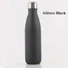 Garrafa de cola fabricante original transfronteiriça garrafa de água esportiva de aço inoxidável 304 com pintura de glitter e pó de glitter dourado, copo térmico dropshipping