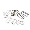 Suministro de Hebillas Metálicas con Forma de Huevo, Broches Metálicos, Herrajes para Bolsas y Accesorios de Ropa, Hebillas Ajustables de Metal, Accesorios para Ropa, Ropa