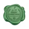 Adesivo de carimbo de cera de vedação verde pinho Série de Natal adesivo de selo para decoração de envelope convite garrafa de vinho presente