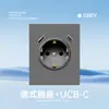 Asia Central Rusa Tipo 86 Interruptor Socket Estándar Europeo, Panel Gris Estilo Ruso, Control Único, Ignífugo, Enchufe Estilo Ruso
