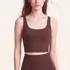 Ropa de yoga, como una nube y amigable con la piel, adelgazante y moldeadora, con un diseño de espalda cruzada de mariposa, tank top casual para mujer, directamente de fábrica