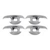 09-14 coreano manija exterior de puerta con cavidad para manija piezas decorativas ABS galvanoplastia cavidad para manija puerta pegatinas antiarañazos