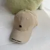 Gorra de Béisbol para Mujer, Estilo Coreano, Diseño Simple con Letra La, Sombrero Casual de Ala Curva, Gorra Versátil de Moda Urbana con Bordado de Letra