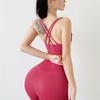 Ropa interior deportiva Scrub Naked para mujer, fitness, tirantes finos para los hombros, sexy, hermosa espalda, chaleco, sujetador de yoga, sujetador estéreo a prueba de golpes