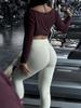 Pantalones de yoga de cintura alta para mujer, sin costuras, estilo hip-hop, para entrenamiento físico, correr, sexys, con diseño de melocotón, Dyf Cross-border