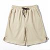AG280G Shorts de sarja do Vaticano masculinos largos casuais esportivos com fenda e cordão moda quinta calça com LOGO estampado