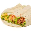 Rolinhos de inhame na frigideira de ferro feitos à mão, pães achatados, pães de farinha única, massas grandes para tortas, wraps de frango, wraps de café da manhã prontos para comer