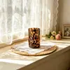 Taza serie estampado de leopardo, taza de agua impresa con creativo estampado de leopardo, taza de café para el hogar y la oficina, taza de leche, regalo moderno y personalizado