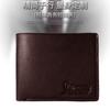 Carteira Masculina Porta-Cartões Estilo Curto Dobrável Porta-Bilhetes Porta-Moedas Carteira de Moedas Masculina Atacado Cartão de Crédito Estilo com Zíper Portátil