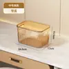 Caja de Almacenamiento de Gran Capacidad Contenedor para Snacks Organizador de Escritorio para el Hogar de Lujo Ligero de Acrílico Caja Transparente Cesta de Almacenamiento para Desorden