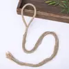 Sino de Vento com Casca de Fruta Corda com Argola para Puxar Corda Trançada Feita à Mão Pingente para Bolsa DIY Acessórios de Joia DIY Corda Semi-Acabada Trançada