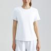 Chuandun Top Esportivo de Secagem Rápida Feminino Manga Curta Solto Gola Redonda Casual Esportivo Fitness Respirável Top Fitness Feminino Verão