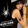 Adesivos de Tatuagem Aranha Vermelha à Prova d'Água Mini Adesivos de Tatuagem Personalizados Simulação Maquiagem de Halloween
