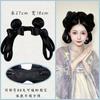 Estilo Tang estilo lindo todo a juego aro para el pelo peluca una sola pieza para llevar simple conjunto de combinación de accesorios para el pelo peluca para moño de temperamento