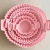 Tapete de Silicone para Air Fryer Transfronteiriço, Assadeira Lavável, Tapete para Churrasco, Fácil de Limpar, Resistente a Altas Temperaturas, Revestimento para Assadeira