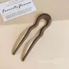 Grampo de cabelo em forma de U Estilo antigo feminino de alta qualidade Novo estilo chinês Cabelo grampo de cabelo Headwear simples moderno diário fixo grampo de cabelo