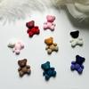 Nueva joyería para uñas de oso celebridad en línea de dos colores Oso de resina para uñas Joyería de dibujos animados Accesorios DIY para pendientes y horquillas