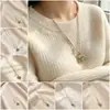Nuevo Estilo Doce Signos del Zodíaco Brocado Imitación Dinastía Song Estilo Chino Nuevo Collar Cadena para Suéter Versátil Estilo Nacional Regalo para Amigos Accesorio Colgante