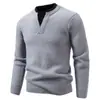 Colección nueva otoño/invierno 2026 transfronteriza: Suéteres de punto para hombre estilo europeo y americano, tops tejidos, corte ajustado, modernos y versátiles capas base para hombres jóvenes